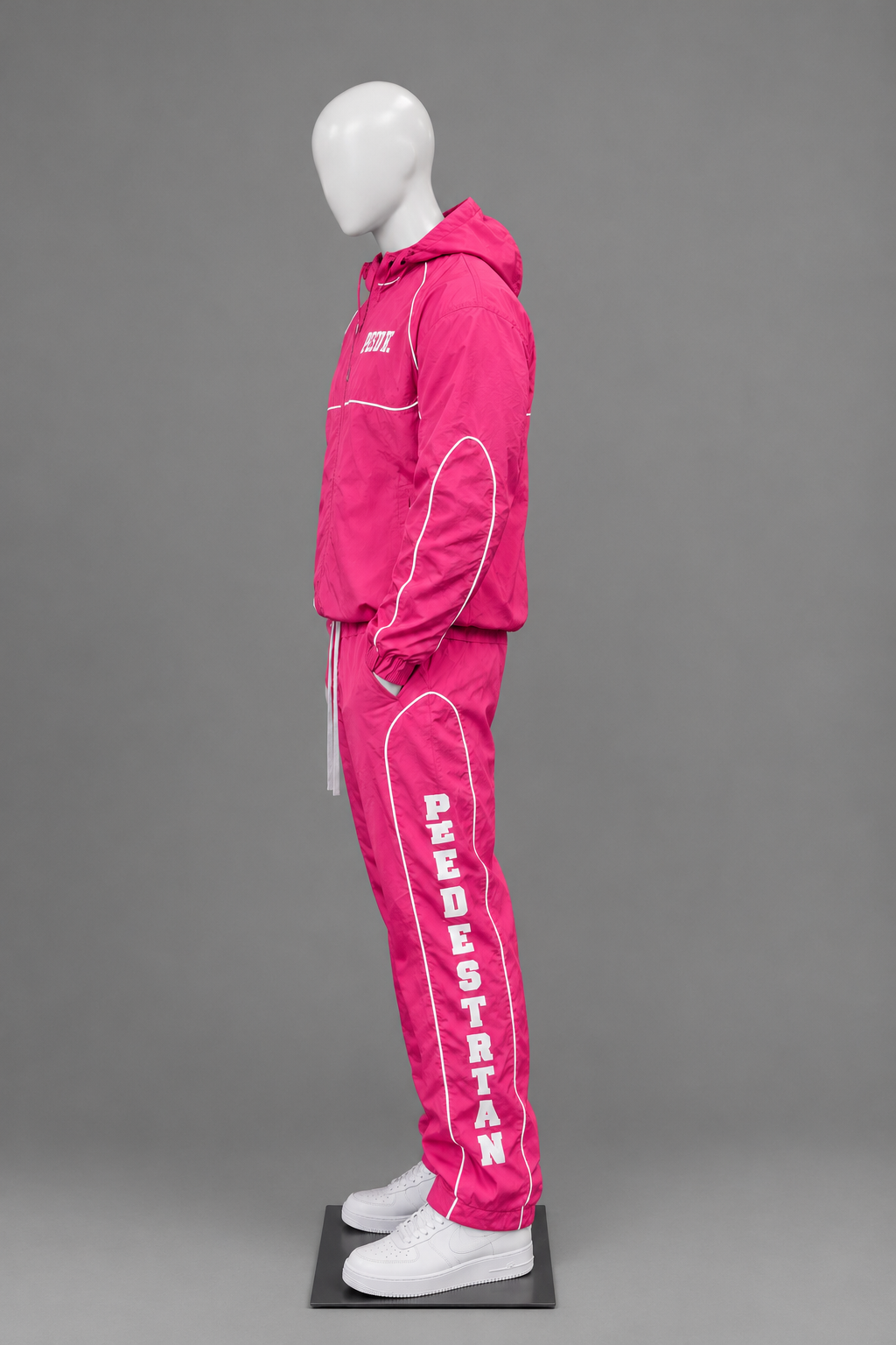 Pink Wind Breaker Tracksuit