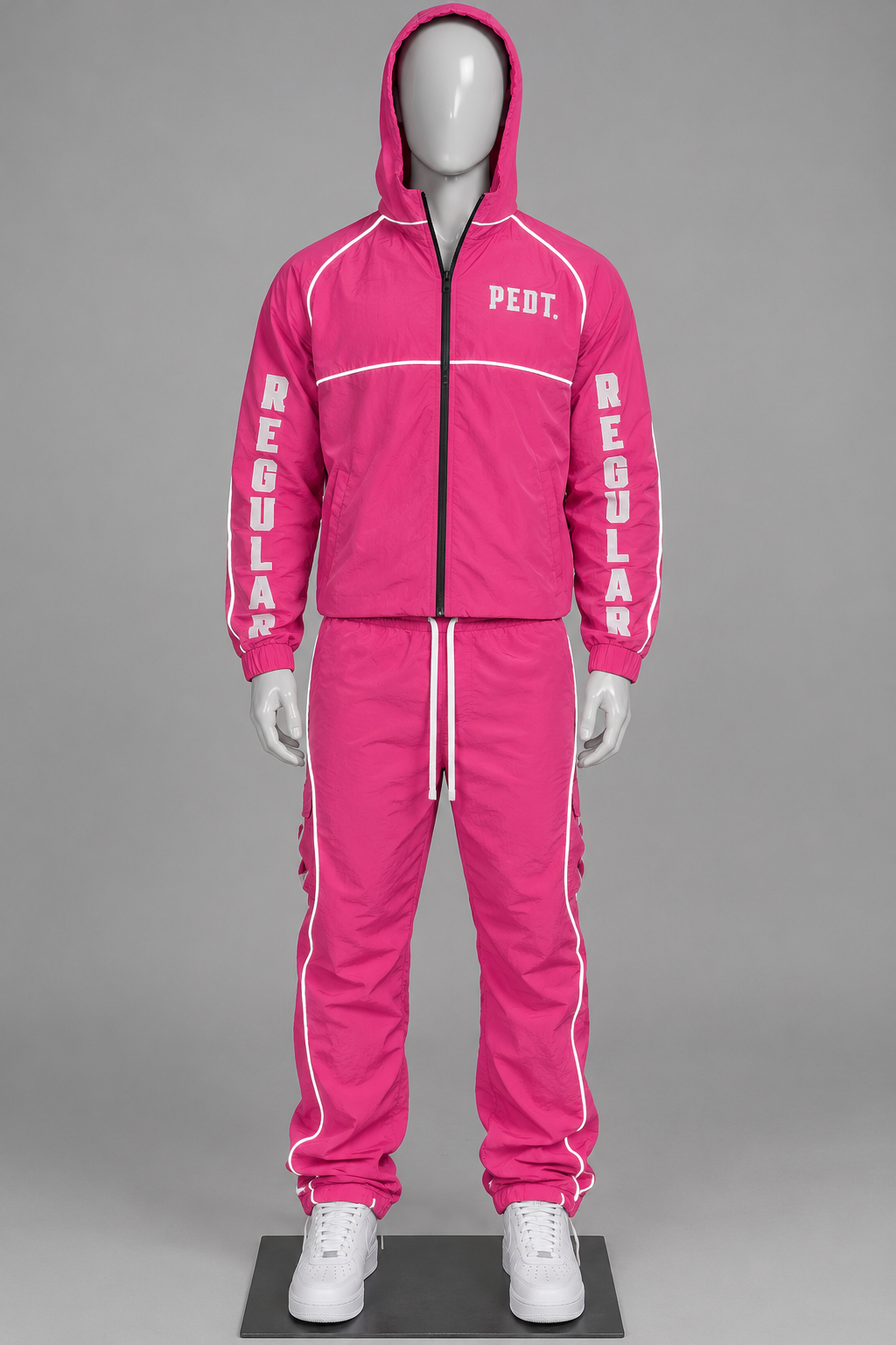Pink Wind Breaker Tracksuit