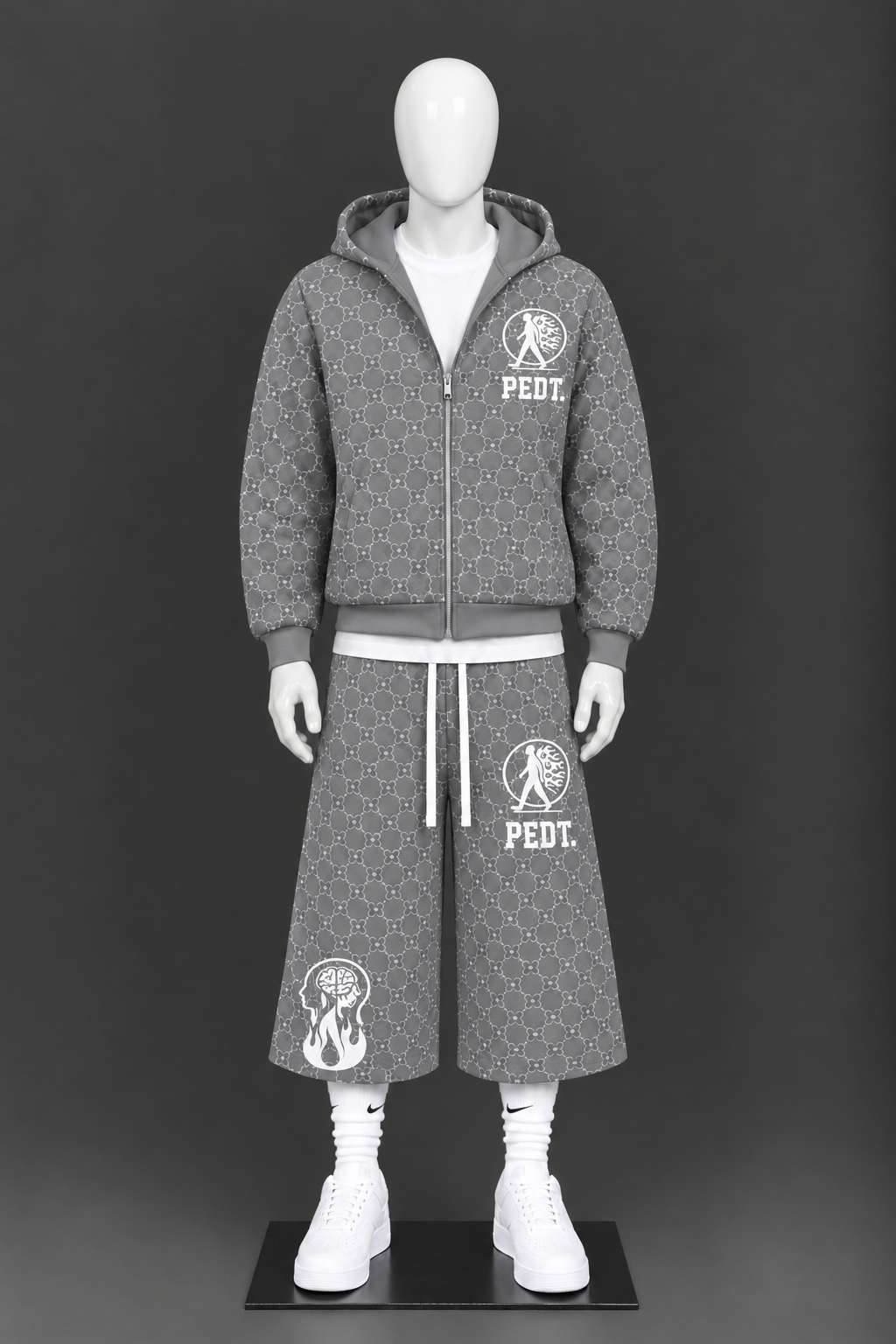 Black Jorts Set